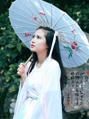 桂林公园古装紫霞仙子
