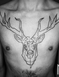 ”一笔纹身”，来自现居德国的伊朗纹身艺术家 Mo Ganji