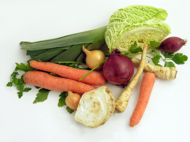 点击大图看下一张：胡萝卜大白菜等蔬菜图片