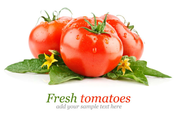 点击大图看下一张：高清新鲜西红柿番茄蔬菜图片