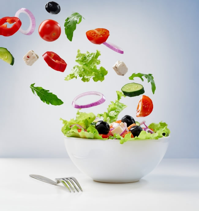 点击大图看下一张：高清蔬菜沙拉食品图片素材