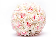 唯美粉色玫瑰花球高清图片