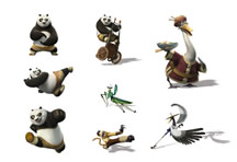 《功夫熊猫2》电影海报人物高清图片素材下载