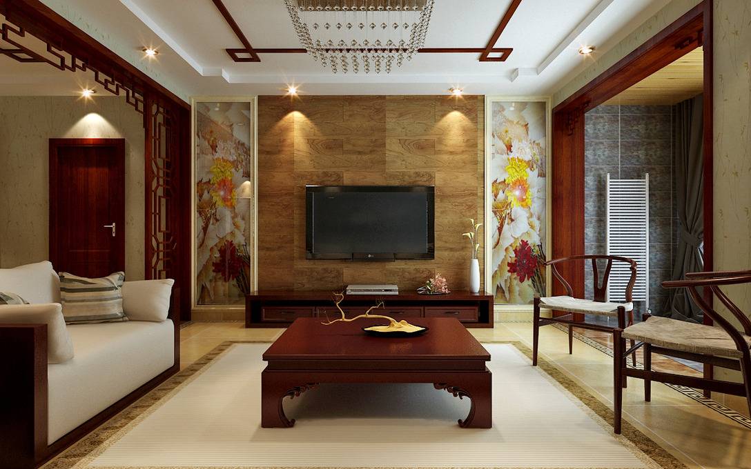 点击大图看下一张:客厅背景墙电视背景墙设计图