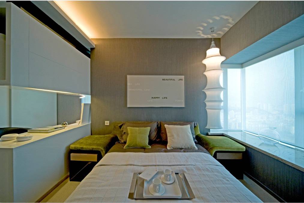 点击大图看下一张:现代现代风格卧室图片