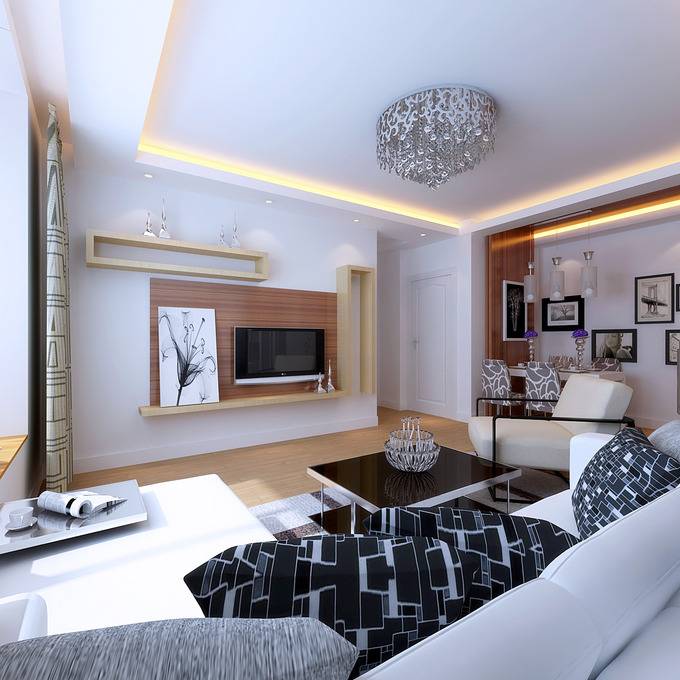 点击大图看下一张:现代简约现代简约客厅设计方案