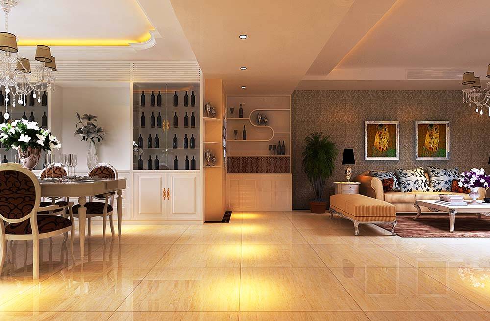 点击大图看下一张：欧式客厅装修效果展示