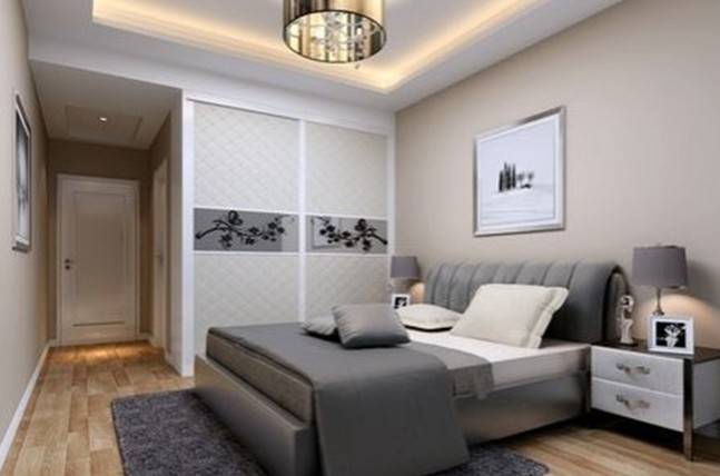 点击大图看下一张：现代简约现代简约卧室案例展示