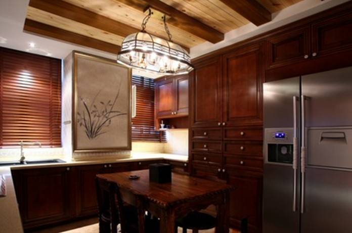 点击大图看下一张：古典古典风格厨房图片