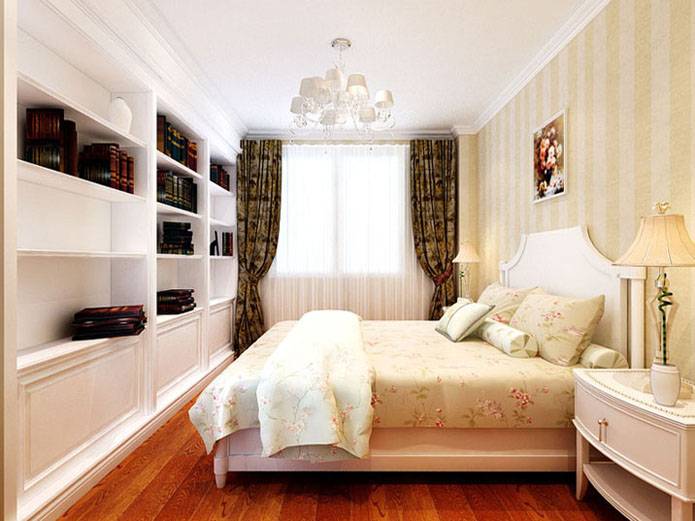 点击大图看下一张：欧式简欧简欧风格卧室窗帘案例展示