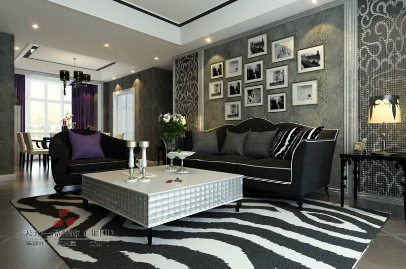 点击大图看下一张：欧式欧式风格客厅背景墙沙发客厅沙发图片