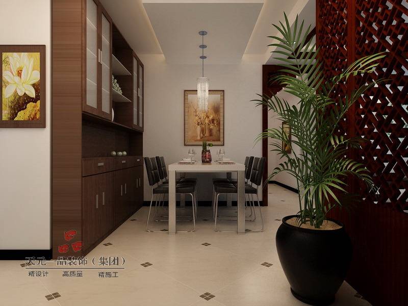 点击大图看下一张：中式中式风格餐厅设计案例展示