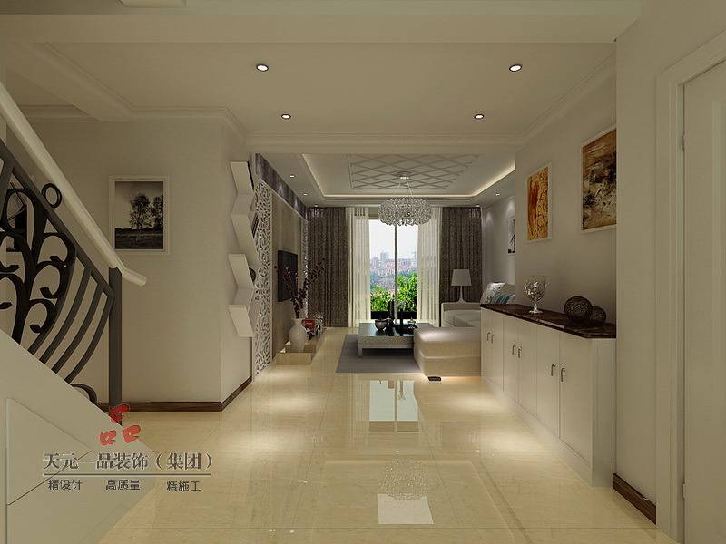 点击大图看下一张:现代现代风格过道装修案例