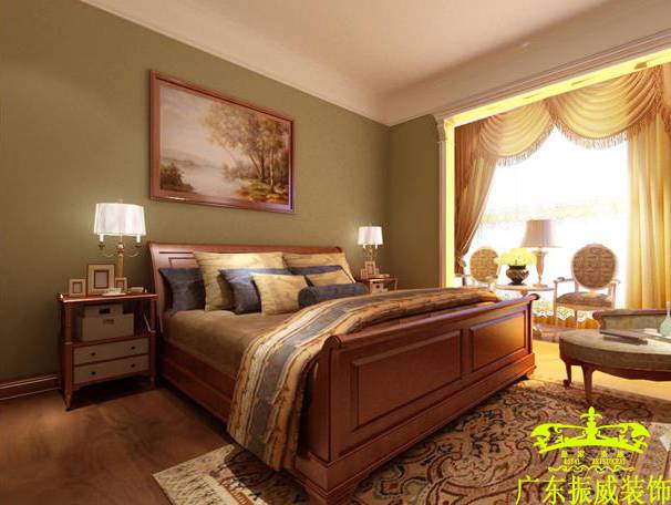 点击大图看下一张:美式卧室设计案例展示