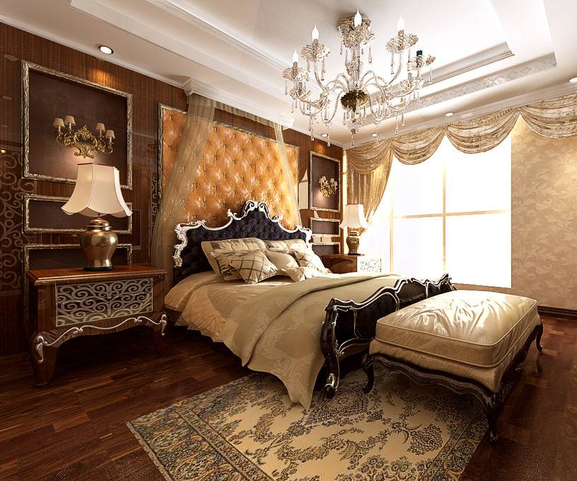 点击大图看下一张：欧式古典欧式风格卧室图片