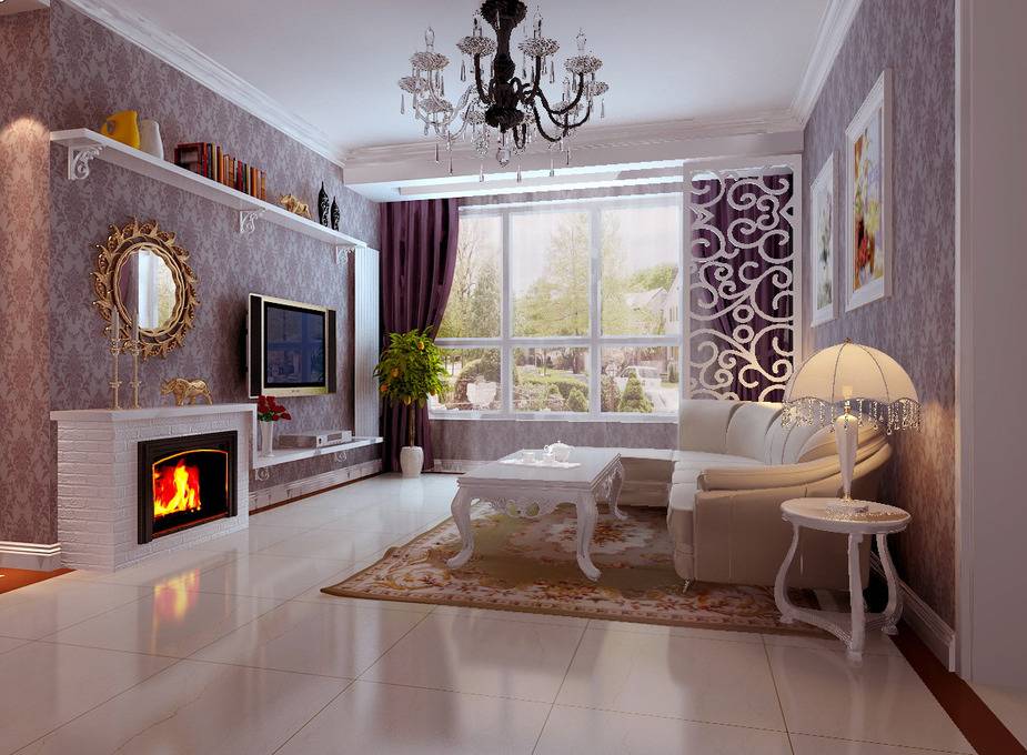 点击大图看下一张:欧式客厅装修案例