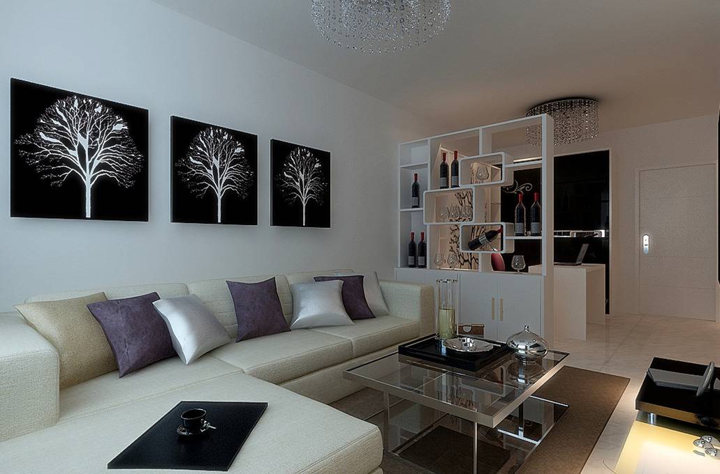 点击大图看下一张:现代客厅设计方案