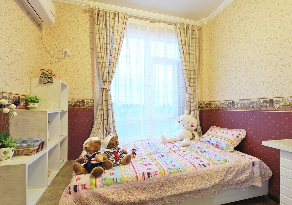 点击大图看下一张：地中海卧室儿童房设计案例展示