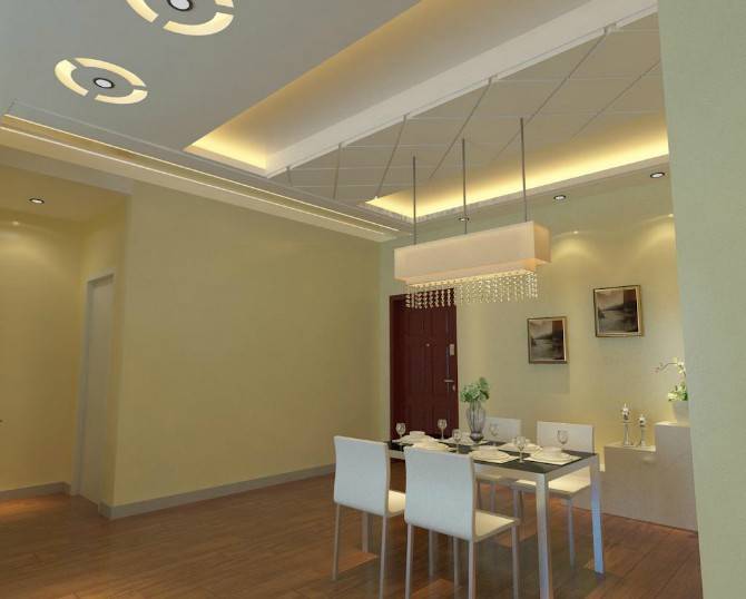 点击大图看下一张：餐厅装修案例