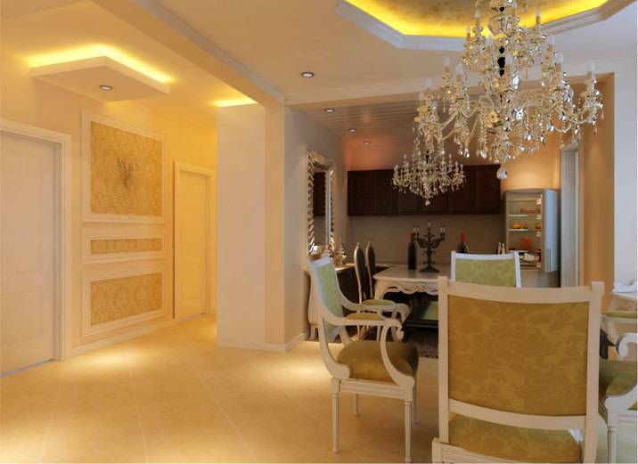 点击大图看下一张:简欧简欧风格餐厅设计图