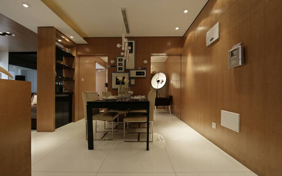 点击大图看下一张:现代现代风格餐厅装修案例