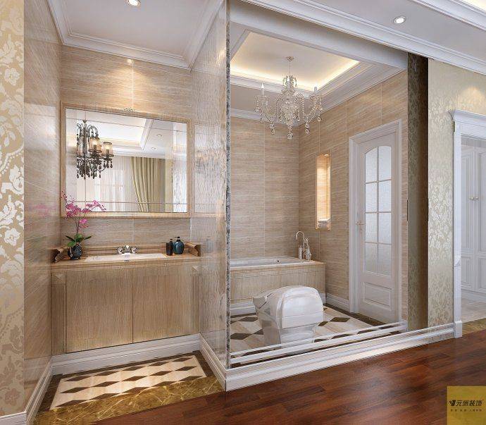 点击大图看下一张：欧式浴室淋浴房图片