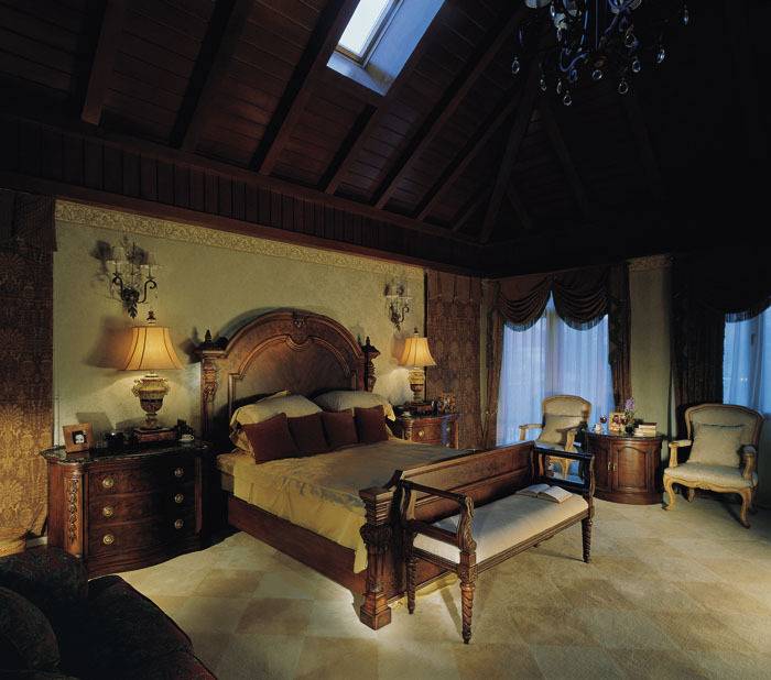点击大图看下一张：美式古典美式古典风格古典风格卧室装修图