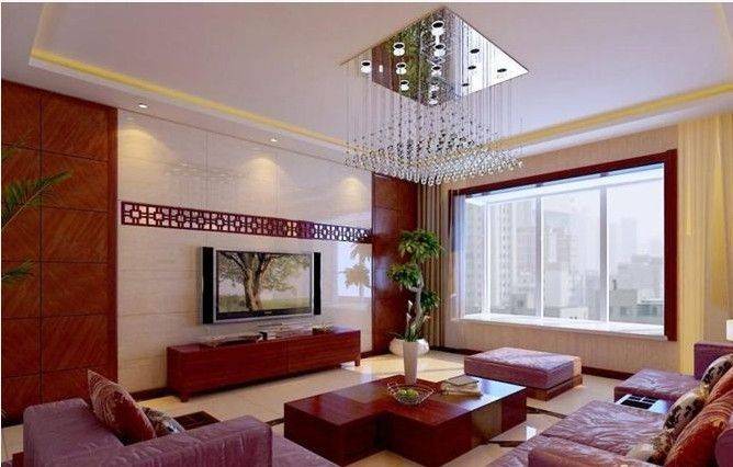 点击大图看下一张:中式客厅设计案例展示