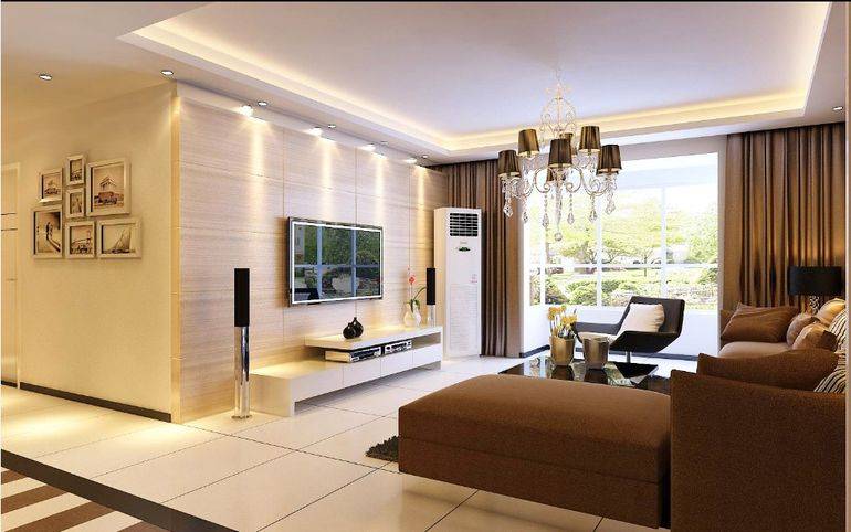 点击大图看下一张：现代现代风格客厅装修图