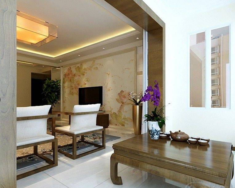 点击大图看下一张：简约客厅效果图