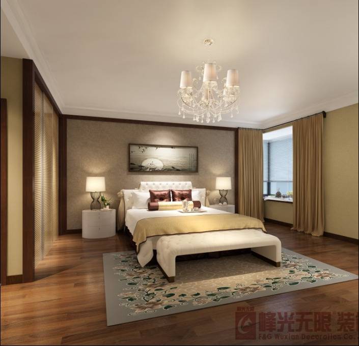 点击大图看下一张:现代卧室装修案例