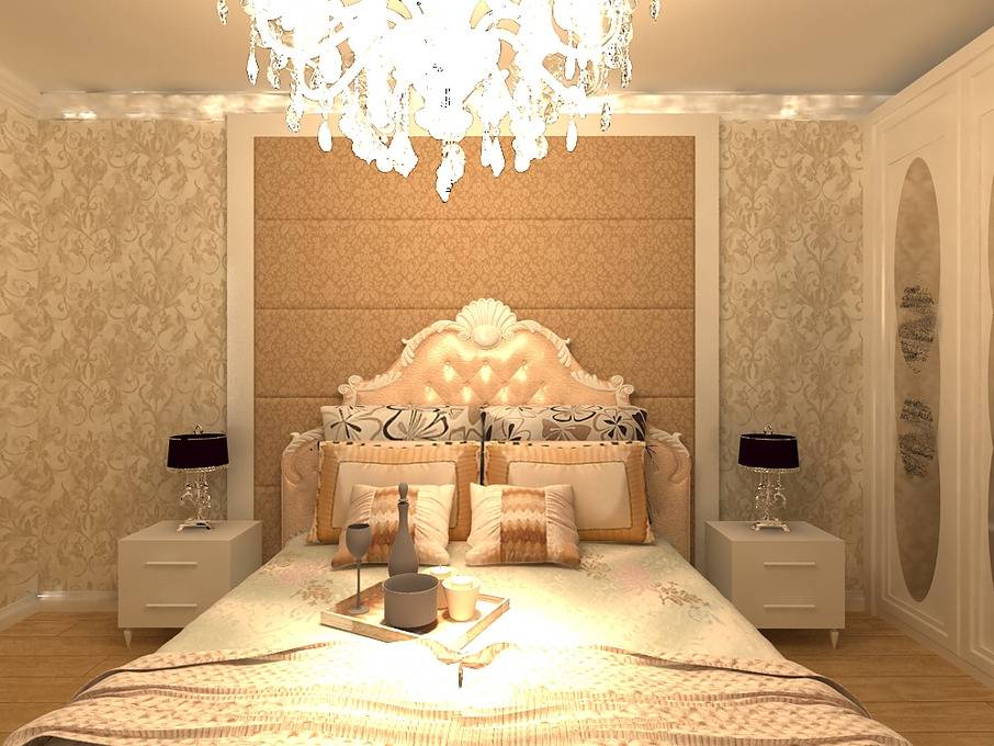 点击大图看下一张：欧式卧室设计案例