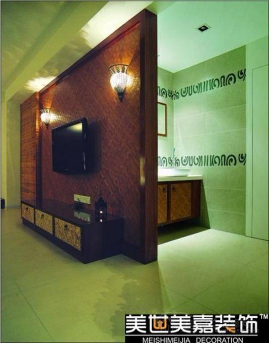 点击大图看下一张：中式中式风格客厅背景墙电视背景墙设计图