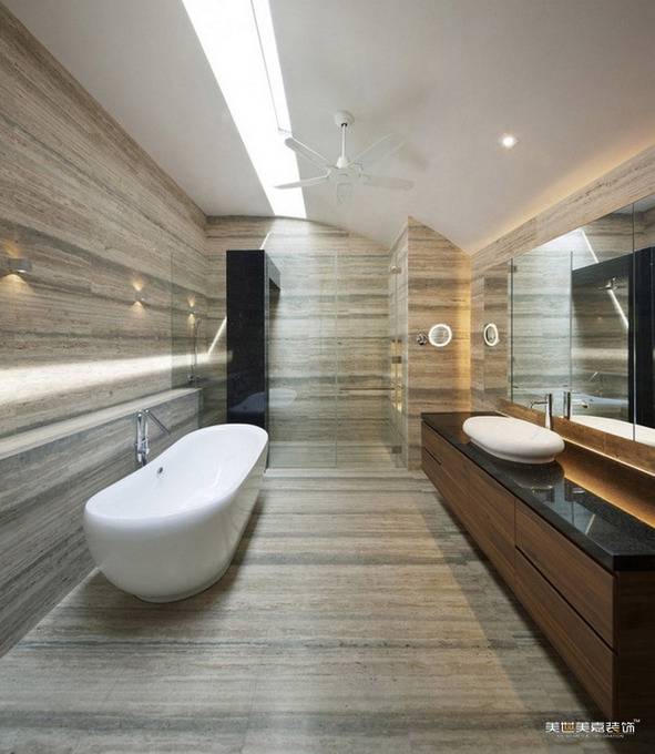 点击大图看下一张：浴室淋浴房设计方案