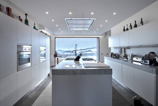 点击大图看下一张：现代现代风格厨房设计案例展示