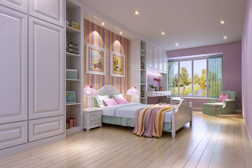 点击大图看下一张:欧式卧室装修效果展示