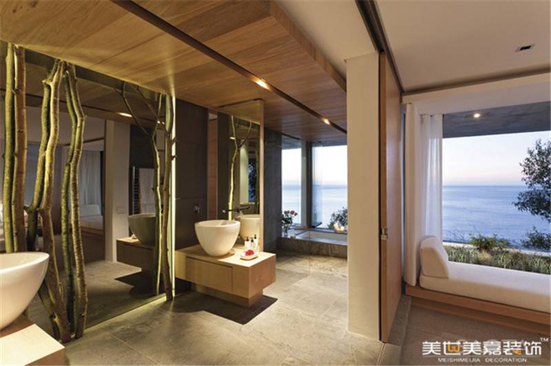 点击大图看下一张：现代现代风格卫生间别墅设计案例