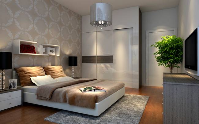 点击大图看下一张：现代简约现代简约简约风格现代简约风格卧室设计方案