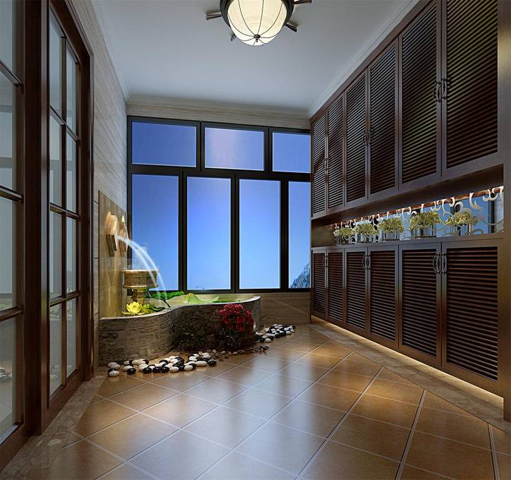 点击大图看下一张：现代现代风格花园装修案例