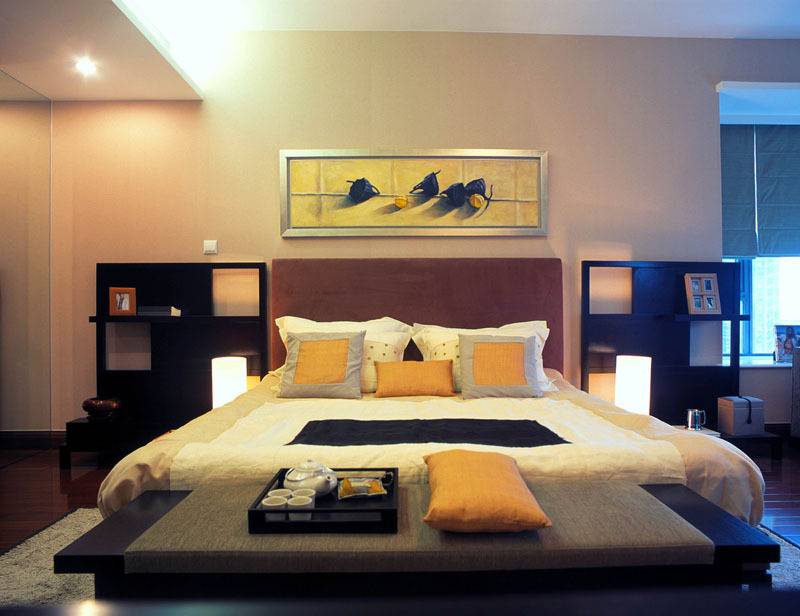 点击大图看下一张：中式中式风格新中式卧室案例展示