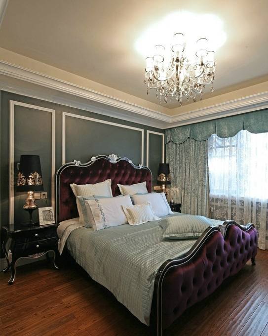 点击大图看下一张：欧式卧室别墅窗帘装修效果展示
