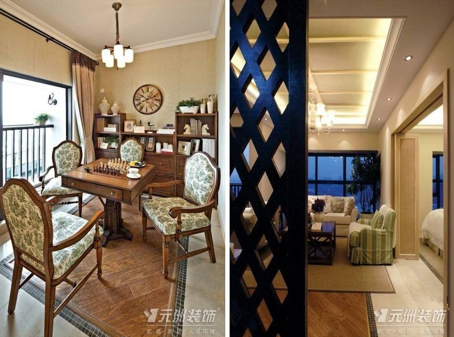 点击大图看下一张:美式装修效果展示