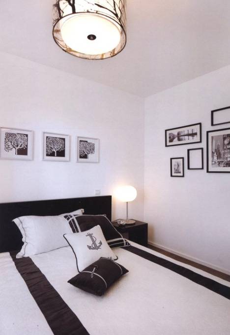 点击大图看下一张：现代卧室吊顶图片