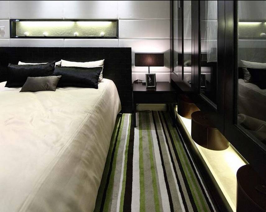 点击大图看下一张：现代卧室设计案例展示
