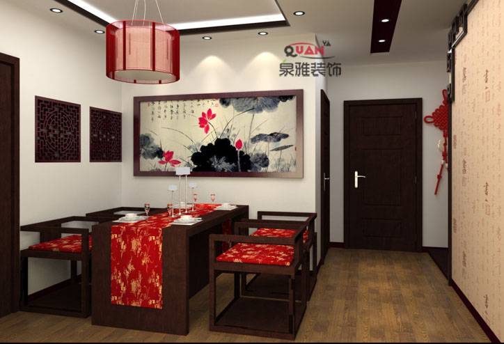 点击大图看下一张：中式餐厅图片