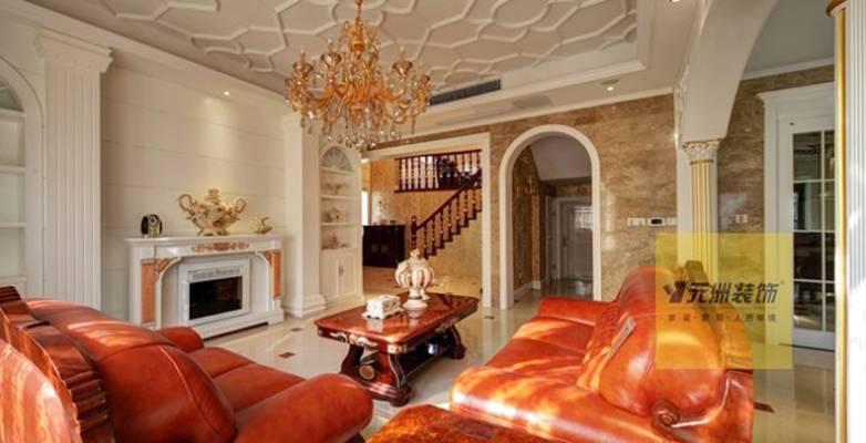 点击大图看下一张：欧式古典欧式古典风格古典风格客厅设计案例展示