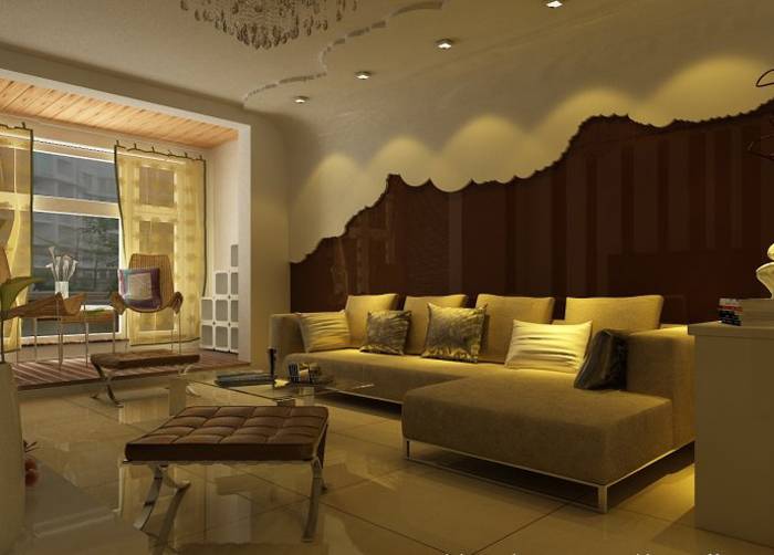 点击大图看下一张：现代简约现代简约简约风格现代简约风格客厅背景墙沙发客厅沙发设计案例