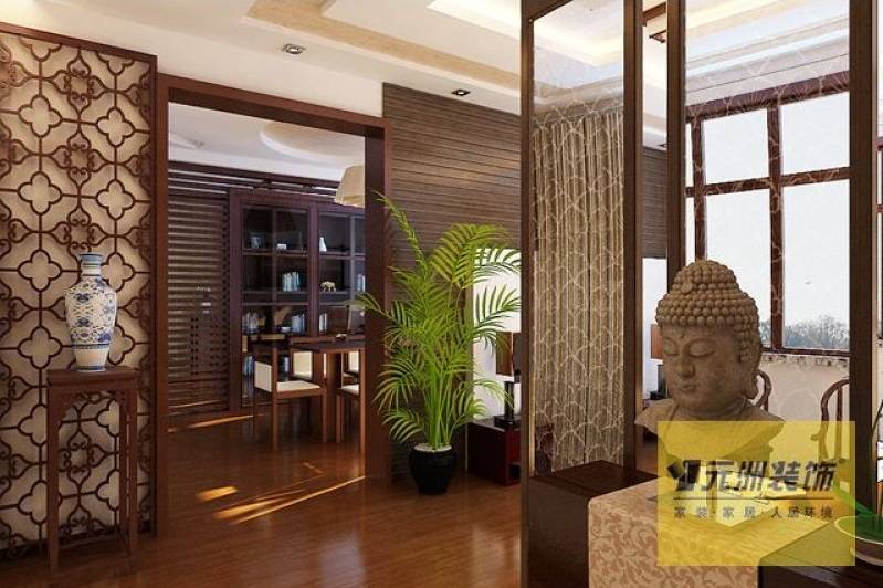 点击大图看下一张:中式中式风格餐厅设计图