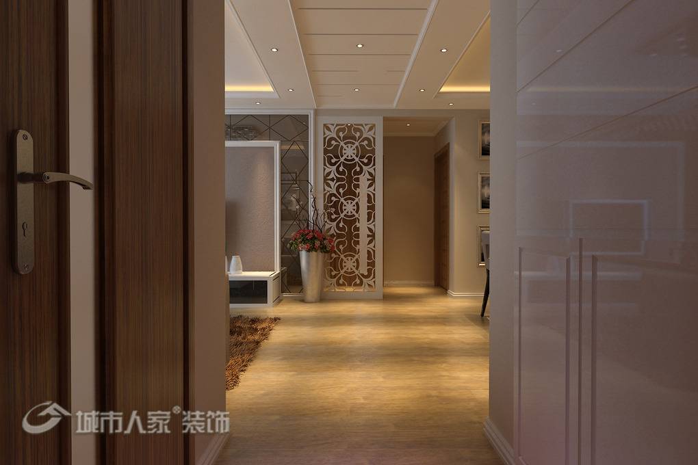 点击大图看下一张:现代现代风格过道设计案例展示