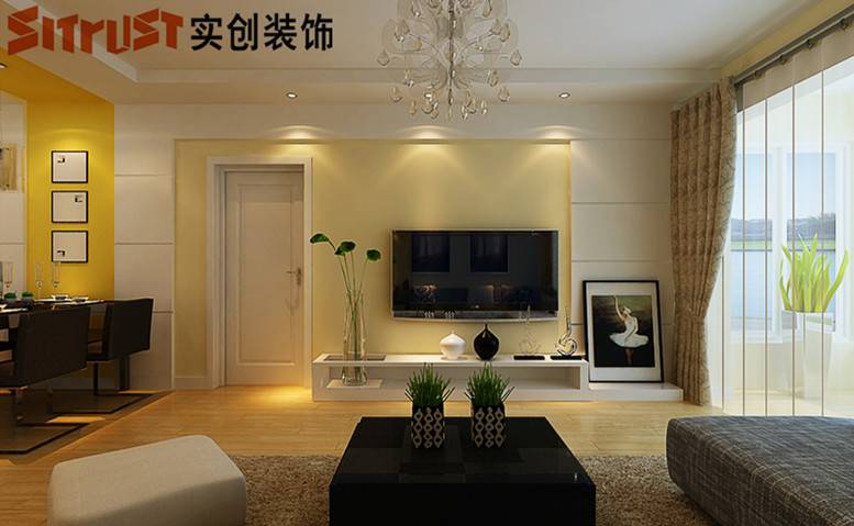 点击大图看下一张:现代客厅设计方案